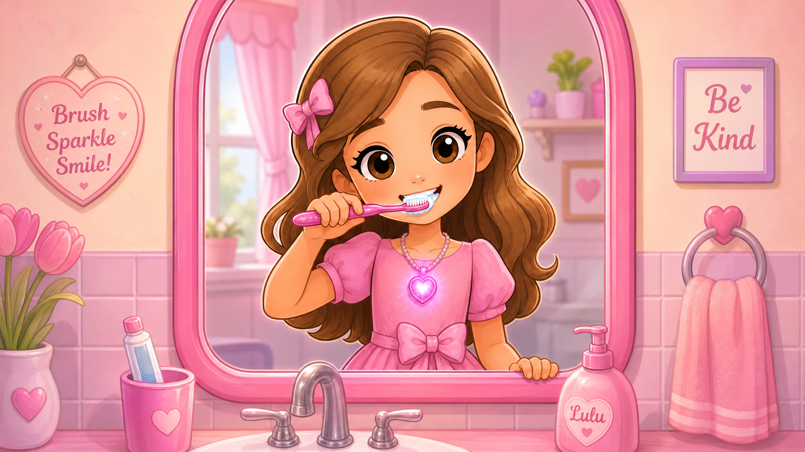 Lulu Brushing Teeth