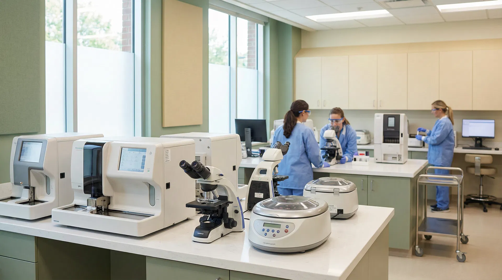 Modern laboratory equipment