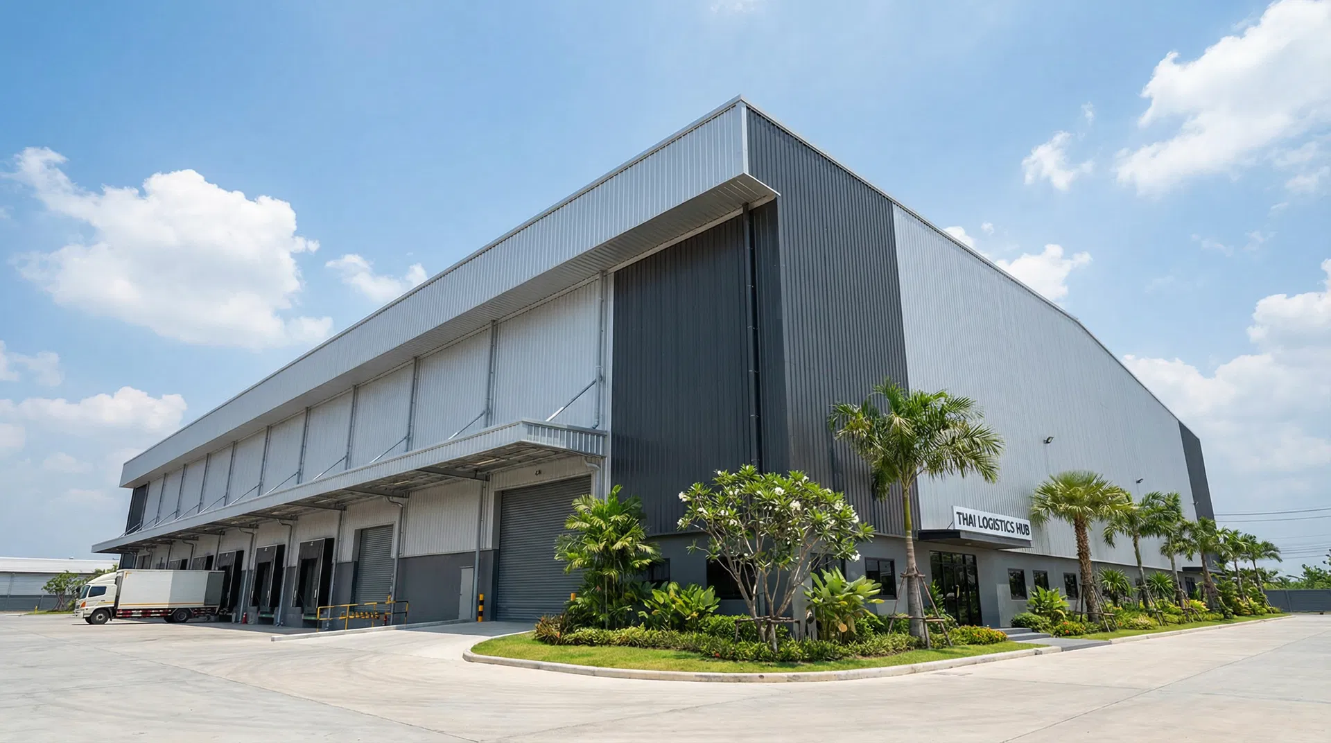 รับสร้างโกดัง / คลังสินค้า - RABBiZ BUILD ผู้เชี่ยวชาญก่อสร้าง