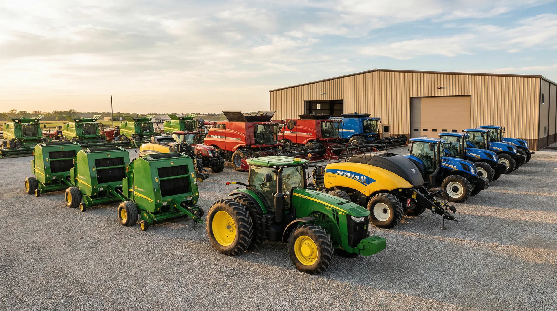 Collection of agricultural equipment