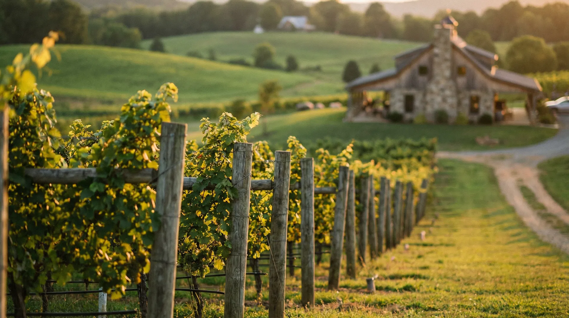 Virginia wine country near Red Juniper Retreat