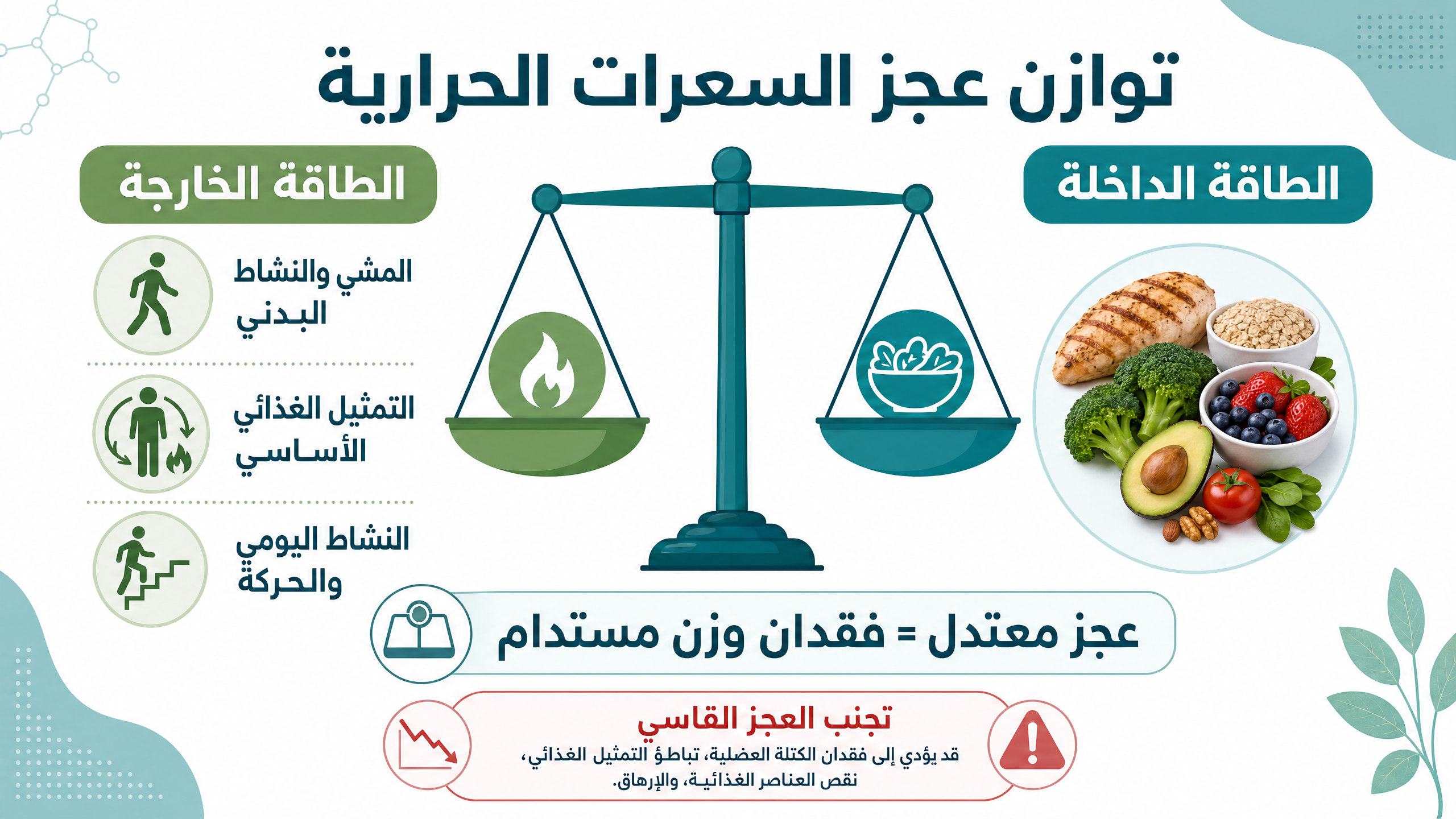 إنفوغرافيك يشرح ميزان العجز الحراري