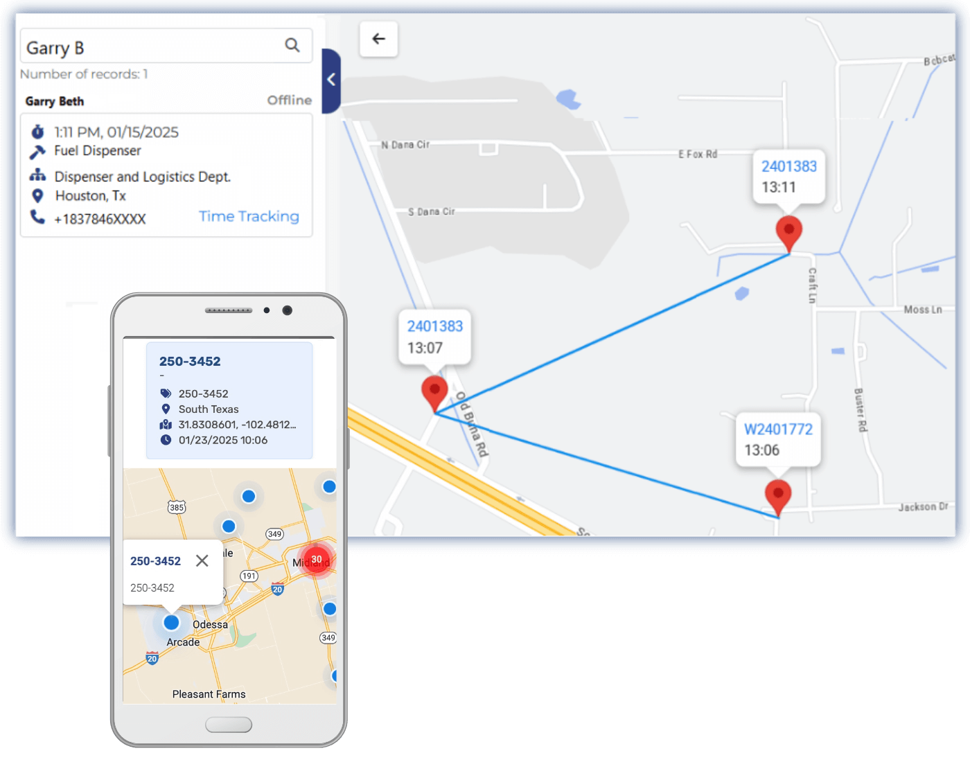 Technician Tracking App