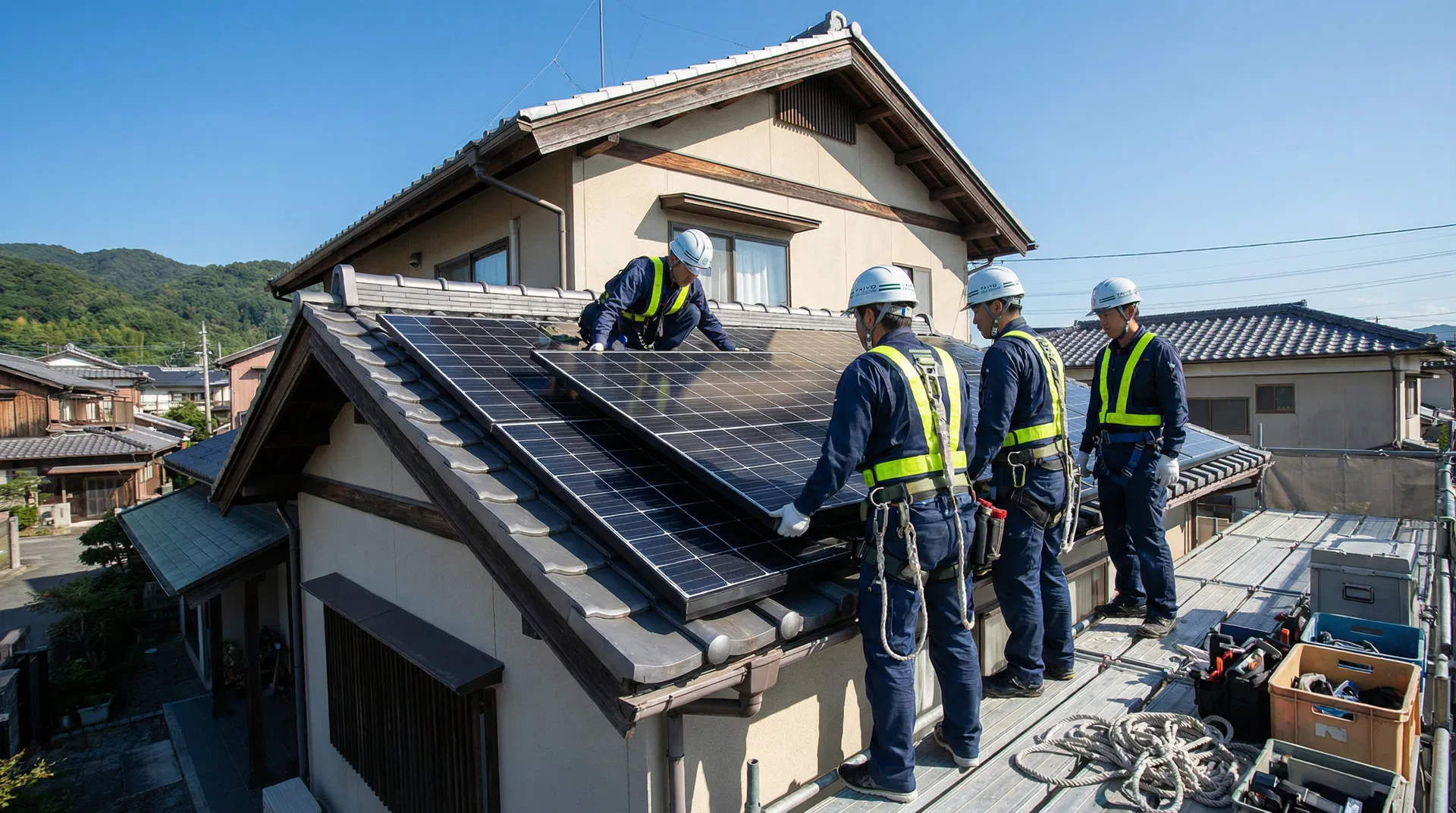 太陽光パネル設置工事