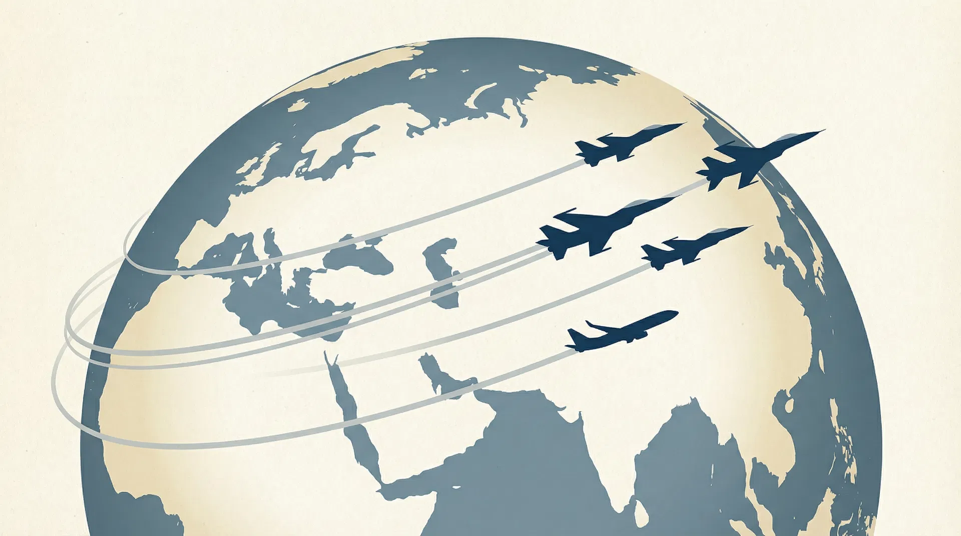 Globus sa avionima — Novi Talas