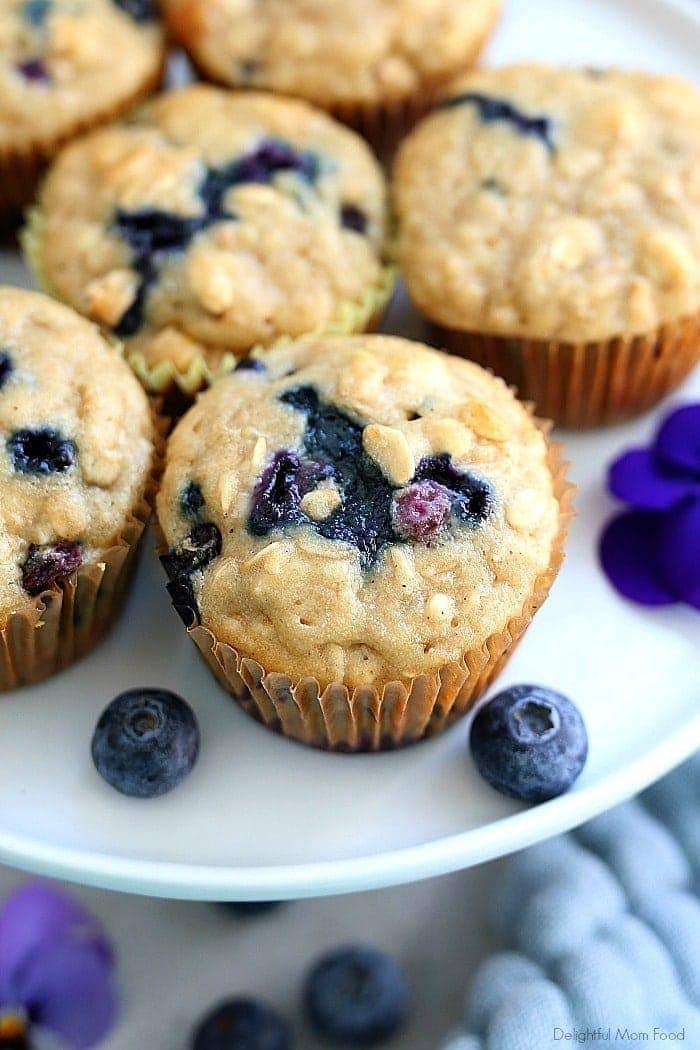 Gluten-Free Blueberry Oat Muffins