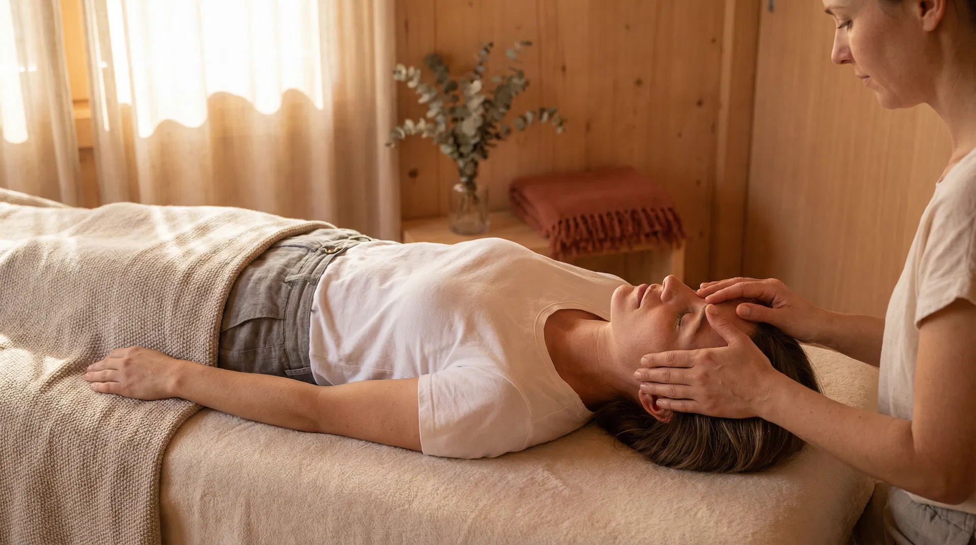 Peaceful wellness treatment