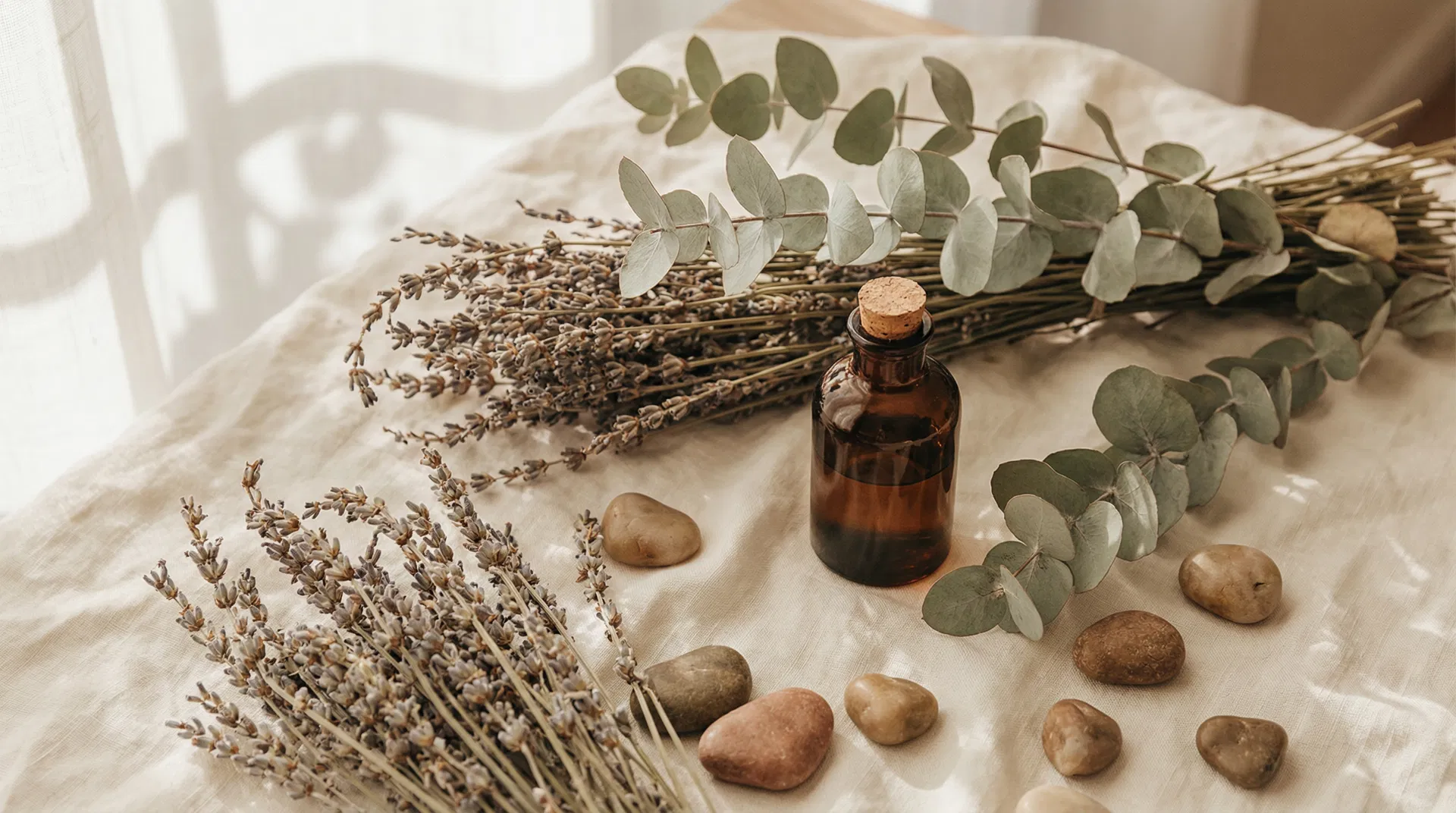 Warm serene therapy room setting for contact enquiries