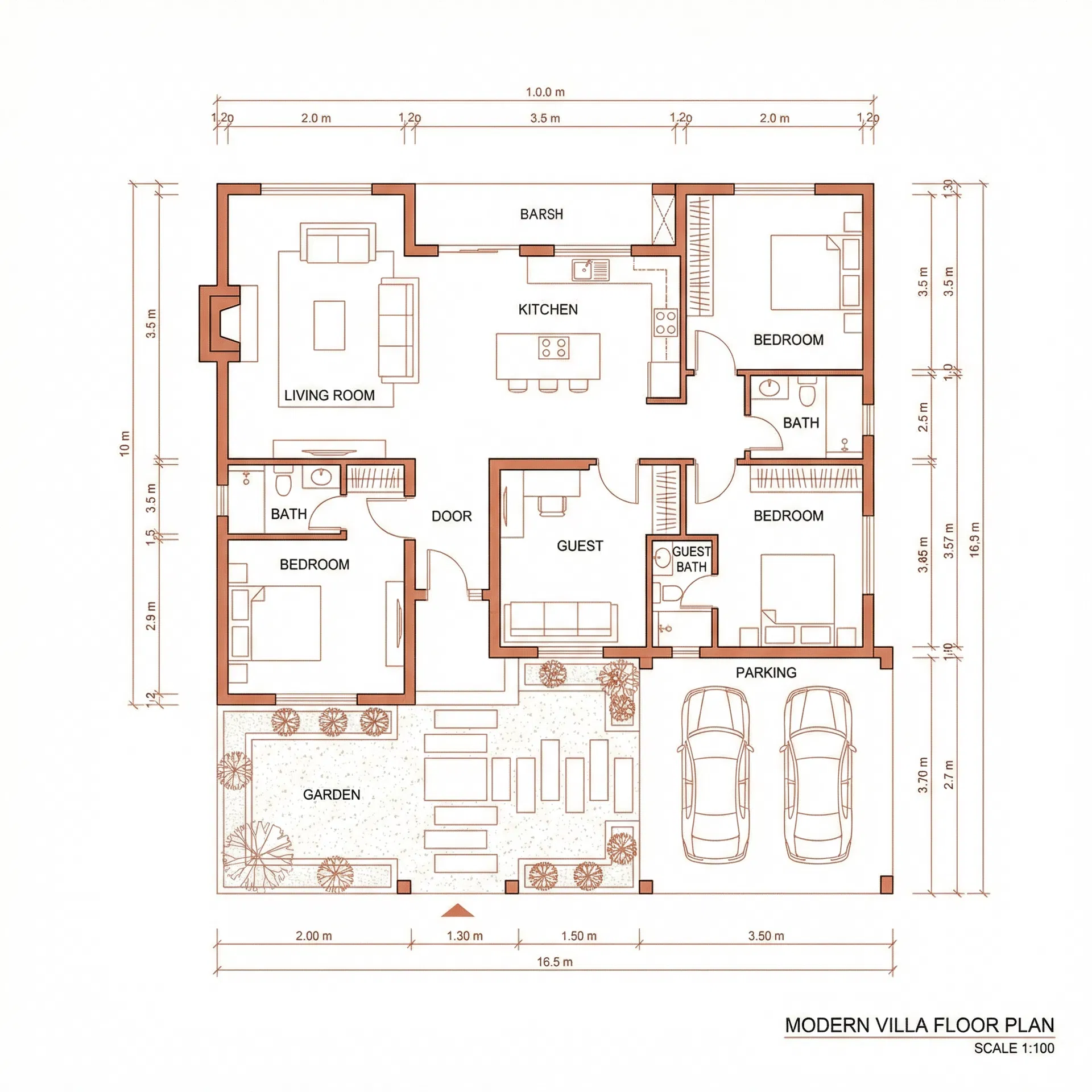 Sample floor plan