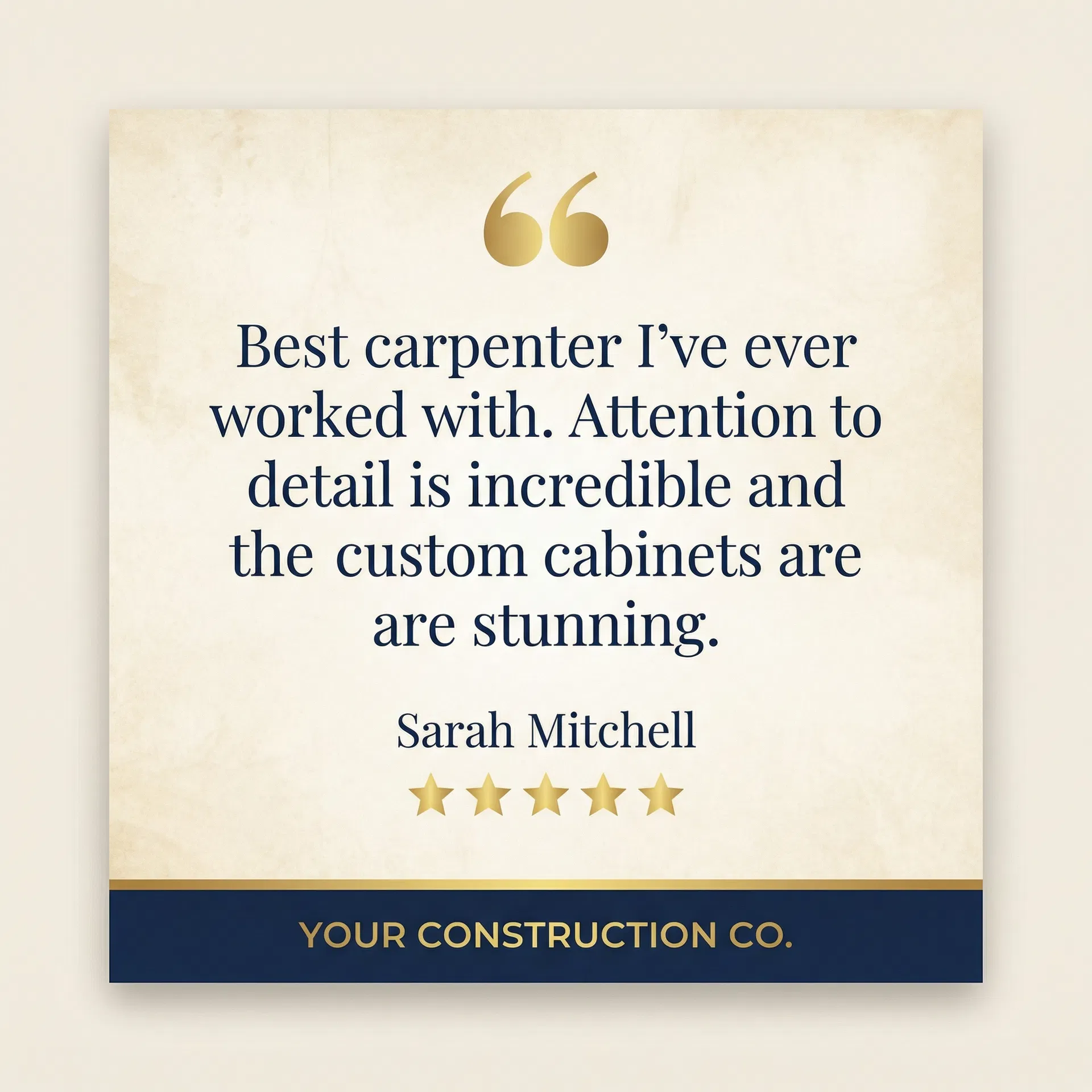 Customer Testimonial