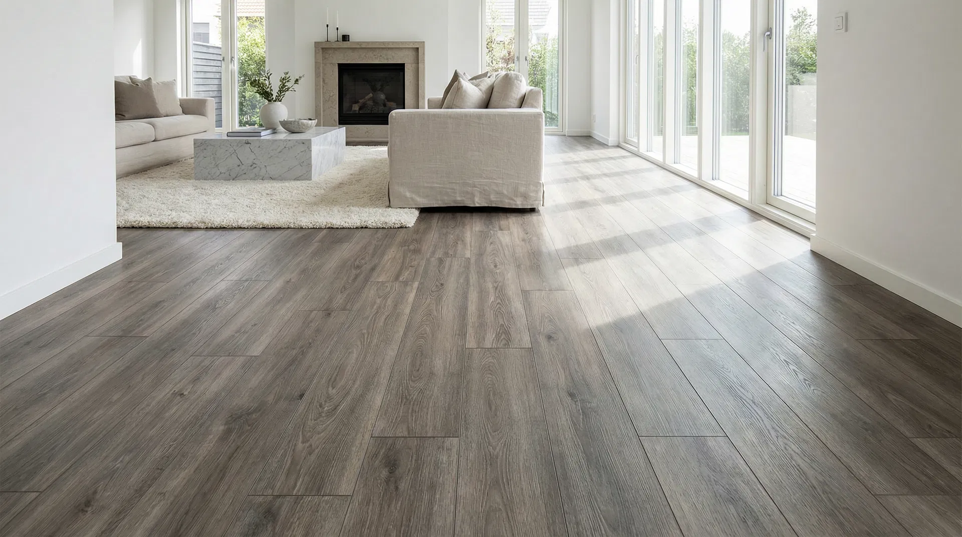 Luxury vinyl plank flooring installation