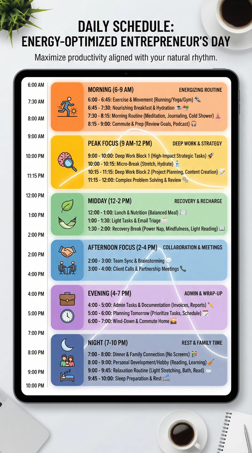 Energy-Optimized Daily Schedule