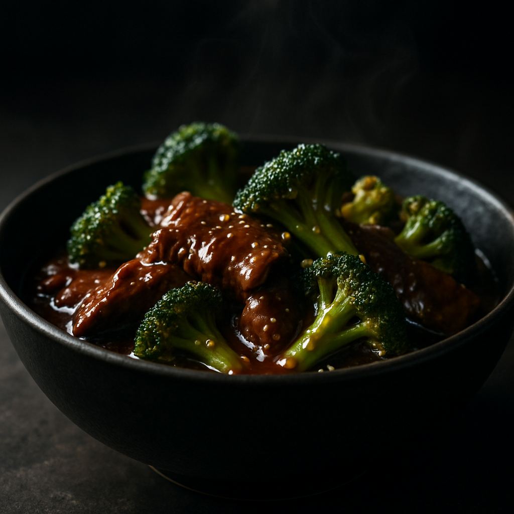 Beef and Broccoli with Sesame Oil