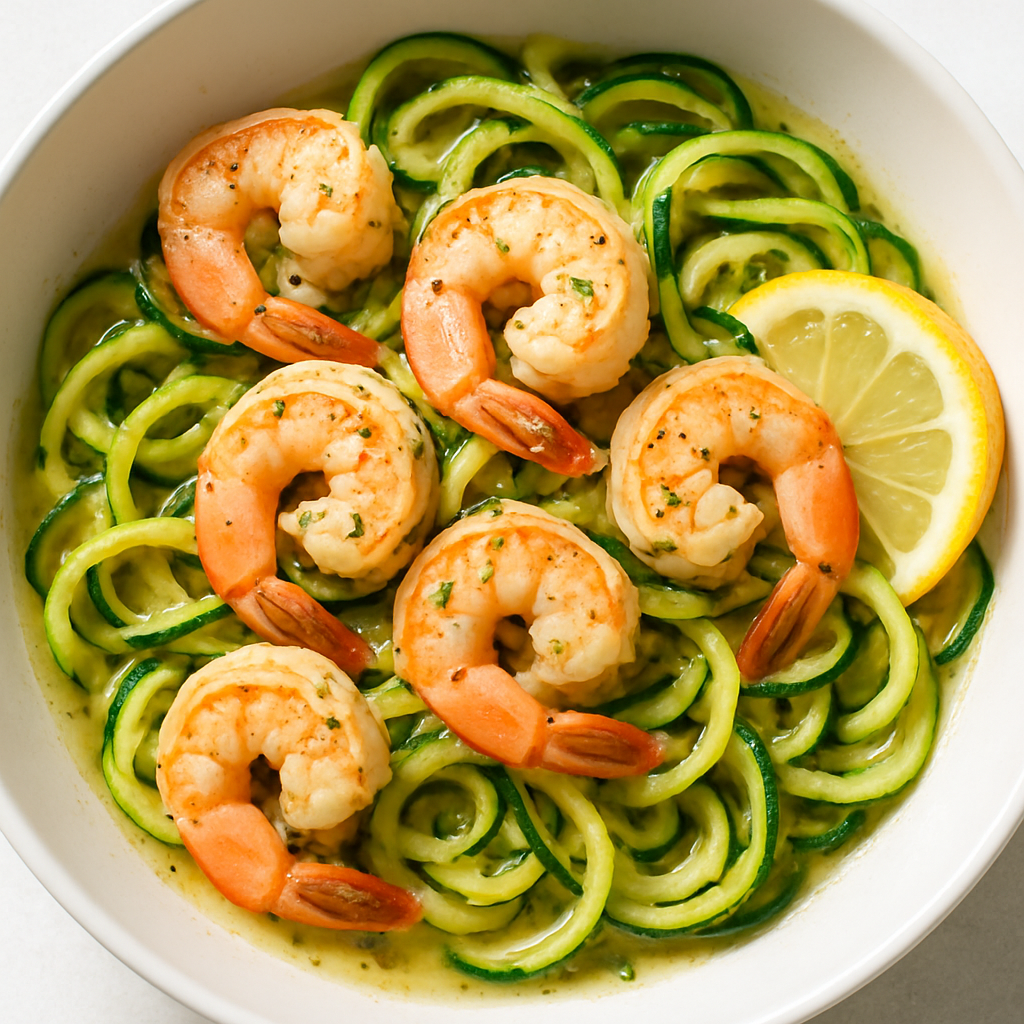 Shrimp Scampi with Zucchini Noodles