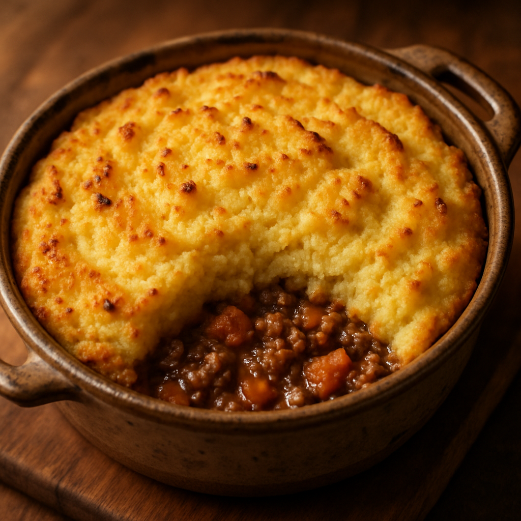 Shepherd's Pie with Cauliflower Mash