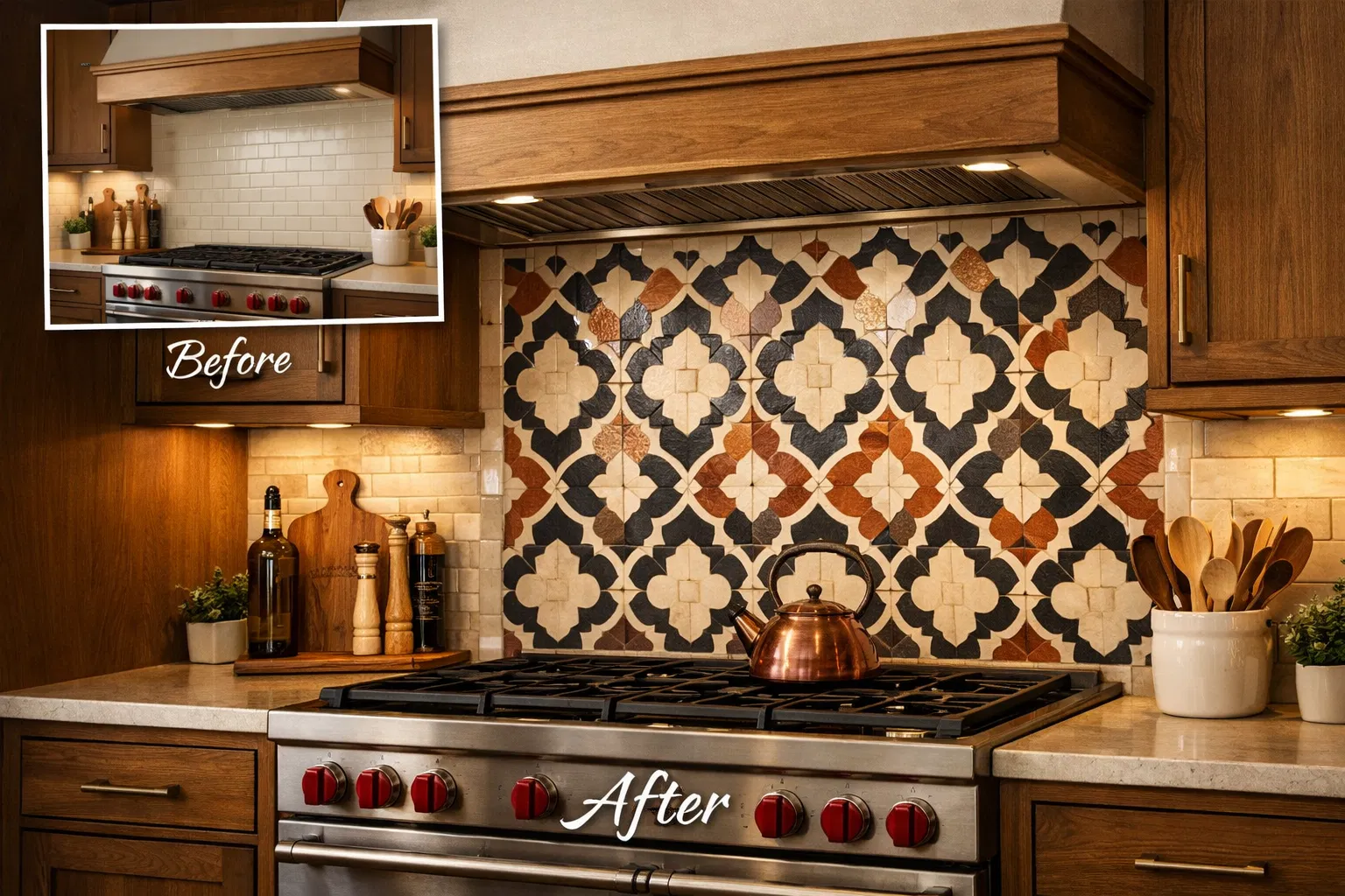 Kitchen Backsplash Transformation