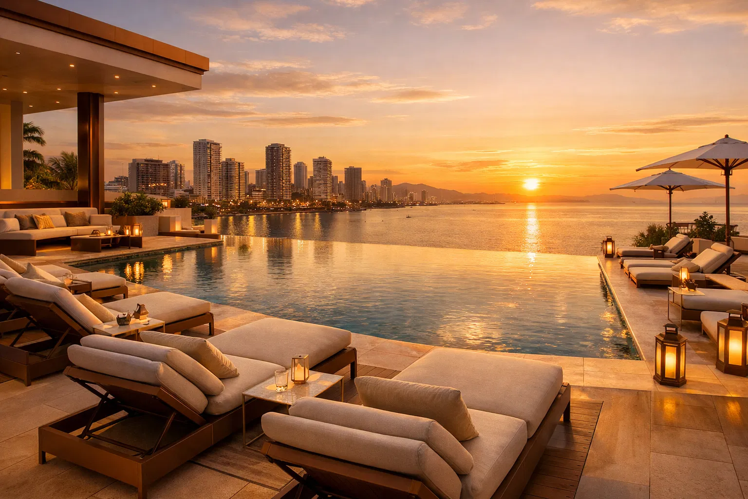 Rooftop Pool Amenity