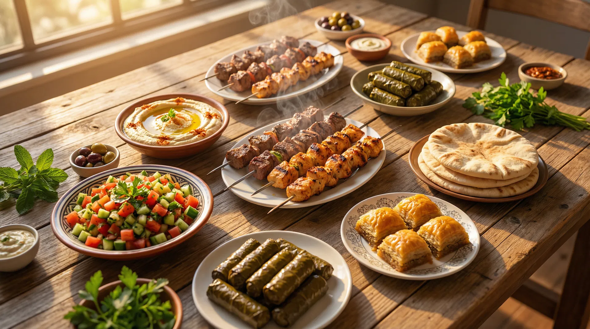 Turkish Mediterranean feast