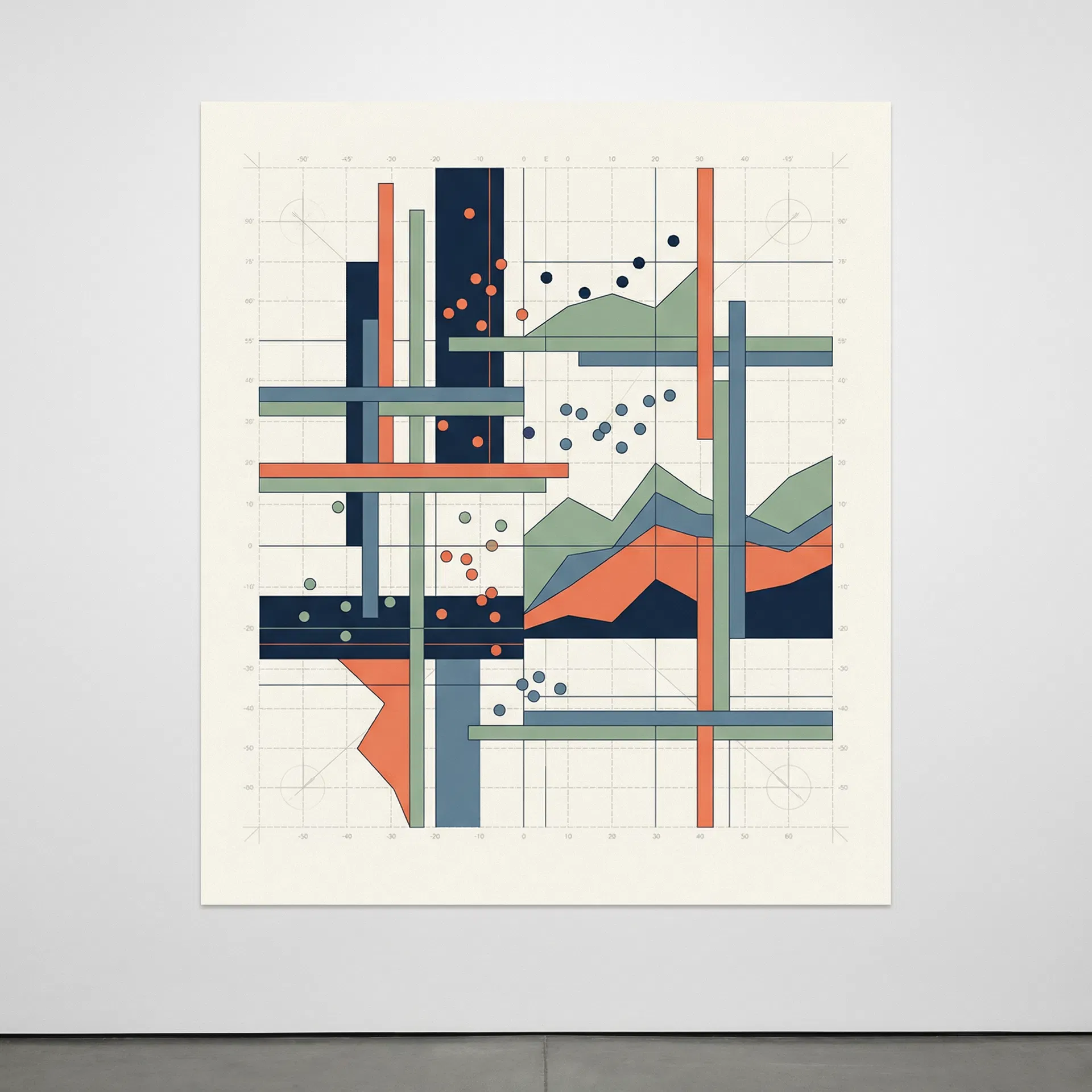 Data visualization abstract art