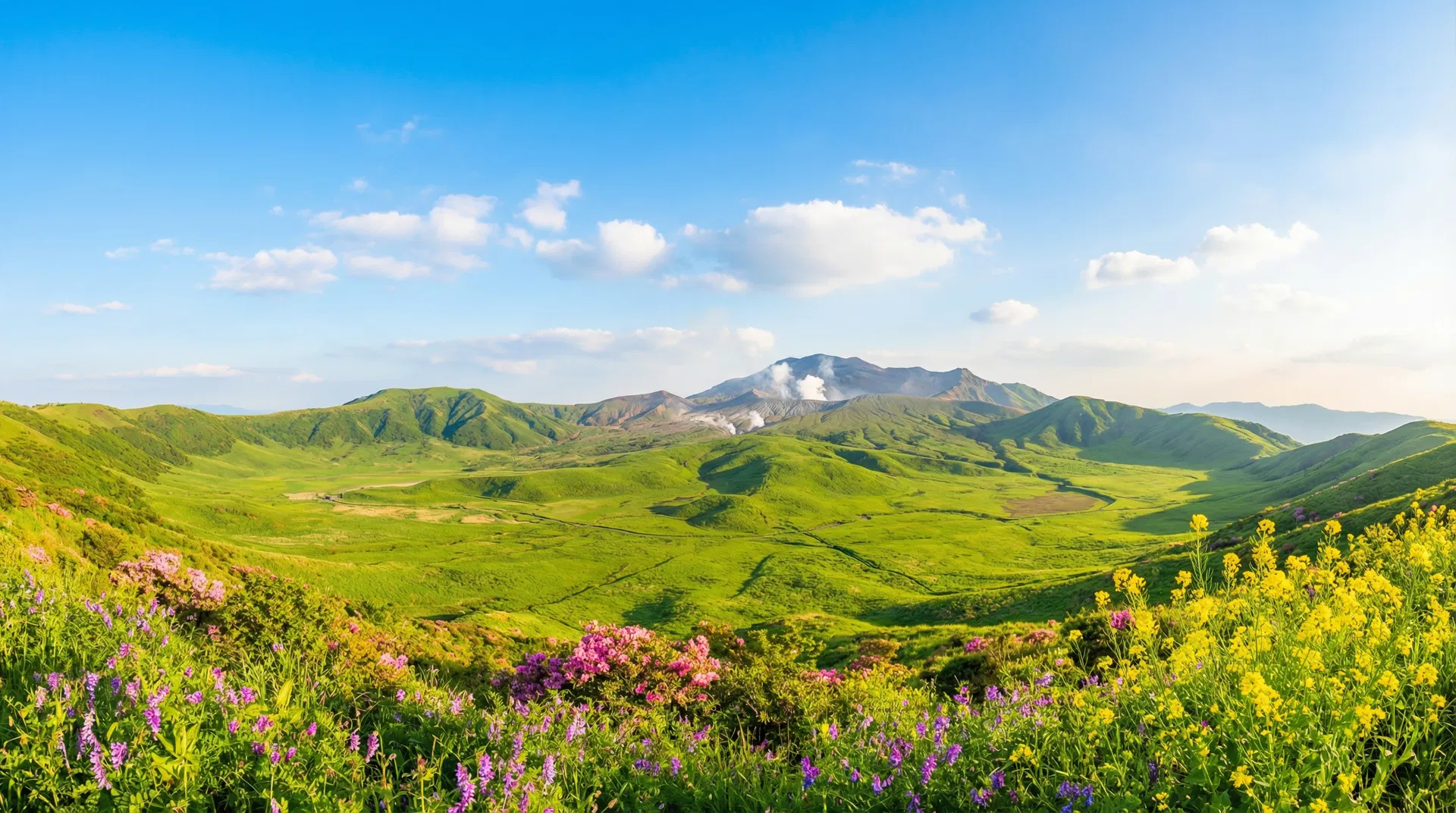 阿蘇の田園風景