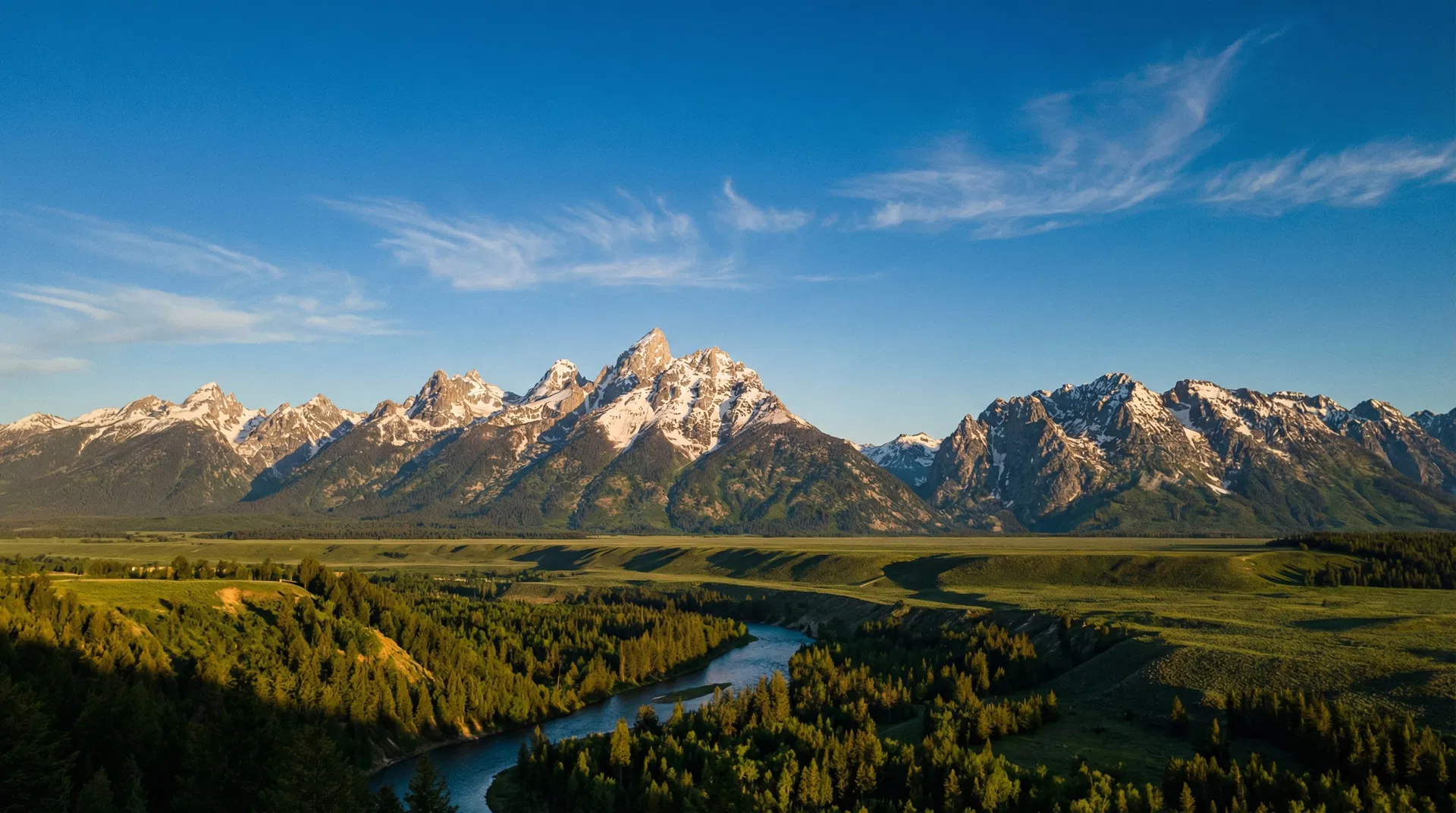Wyoming Grand Teton landscape