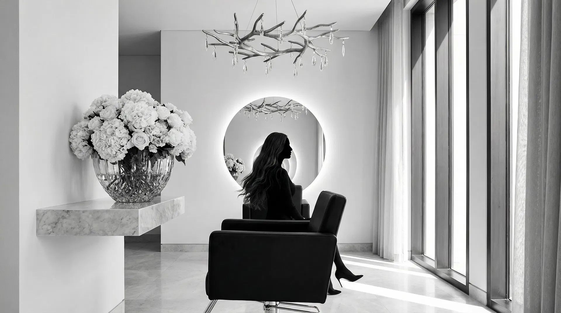 Warren Tricomi Privé Black Label — private luxury salon suite