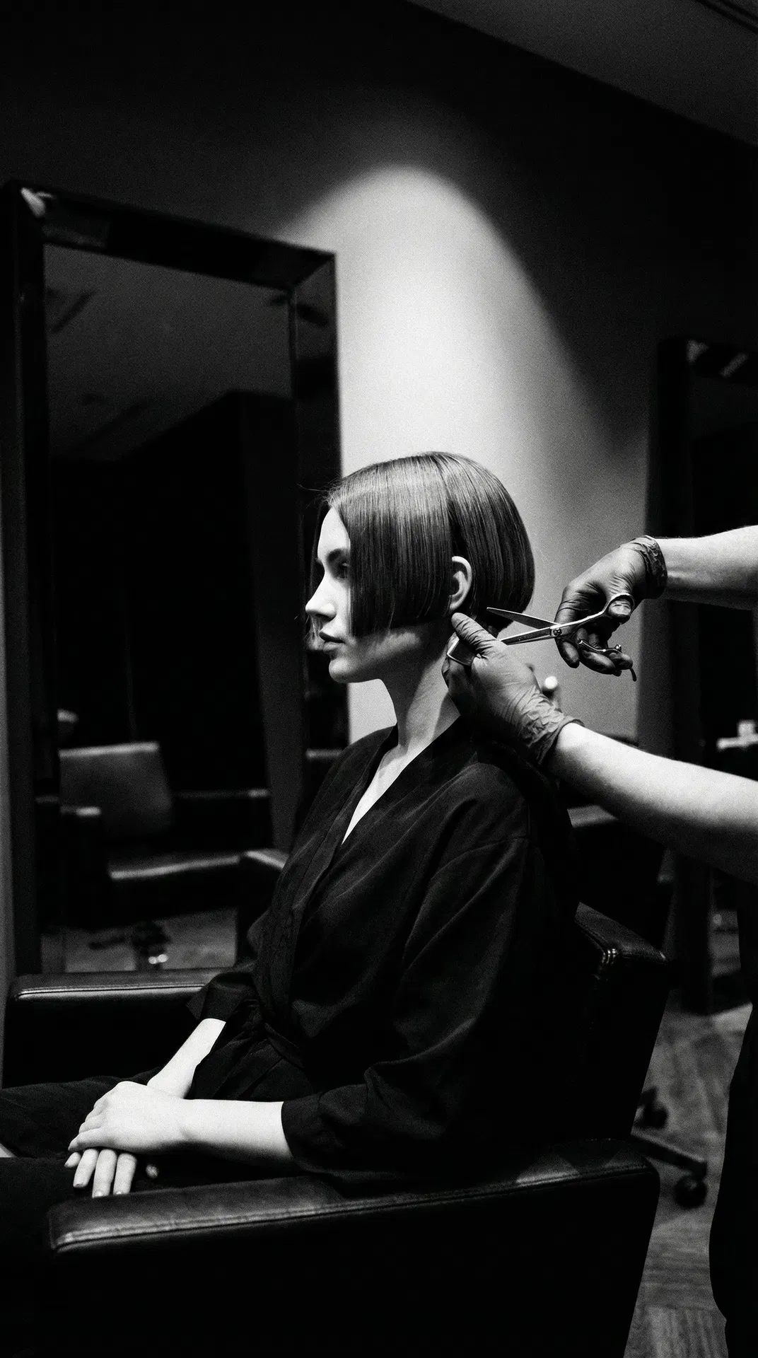 Expert women's haircut and styling - precision cuts and blowout services at Warren Tricomi luxury salon NYC, Greenwich, Sag Harbor