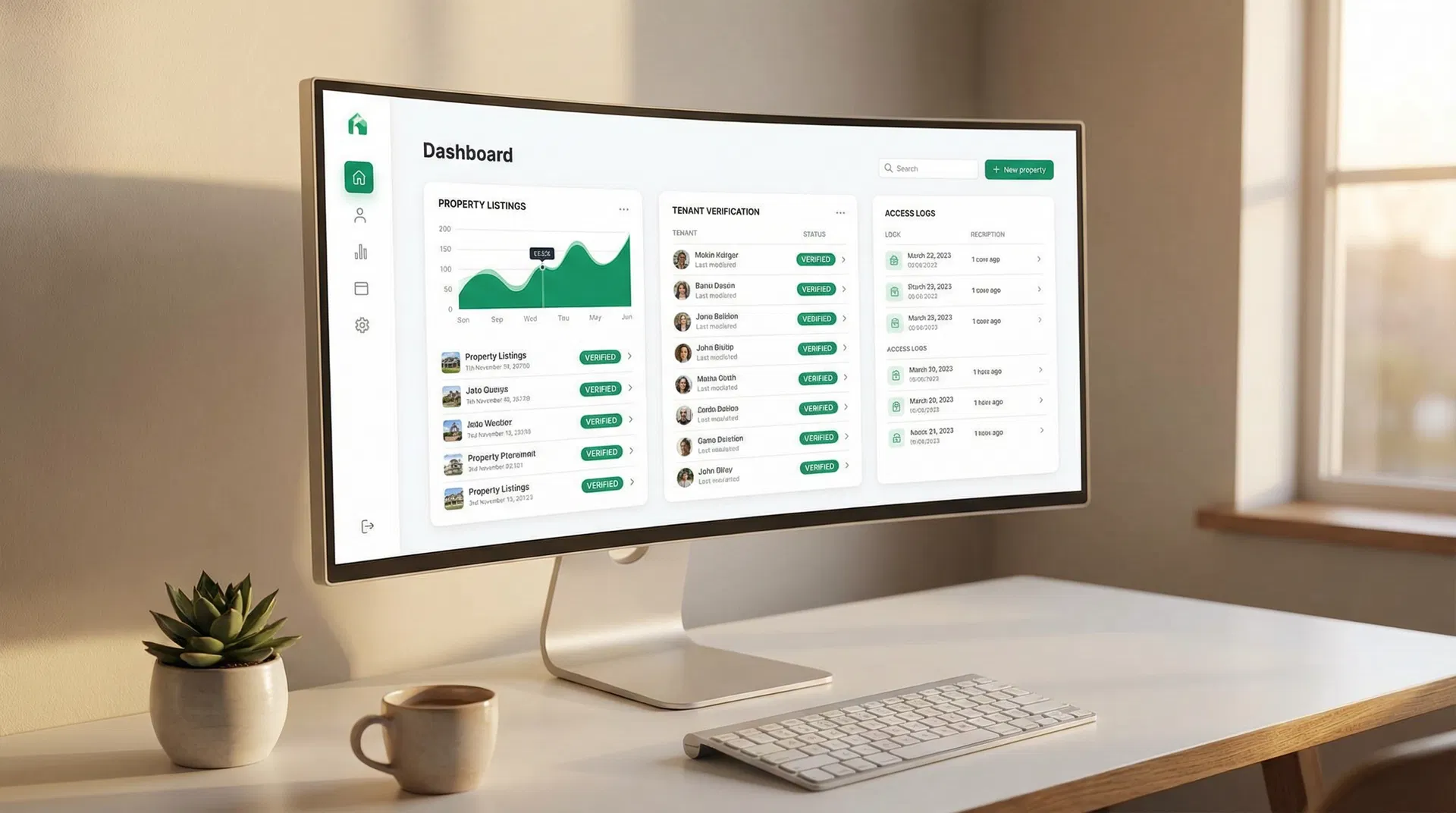 MyRemotely.ai property management dashboard