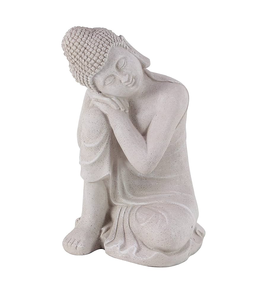 Close-up of Magnesium Oxide Statue Detail