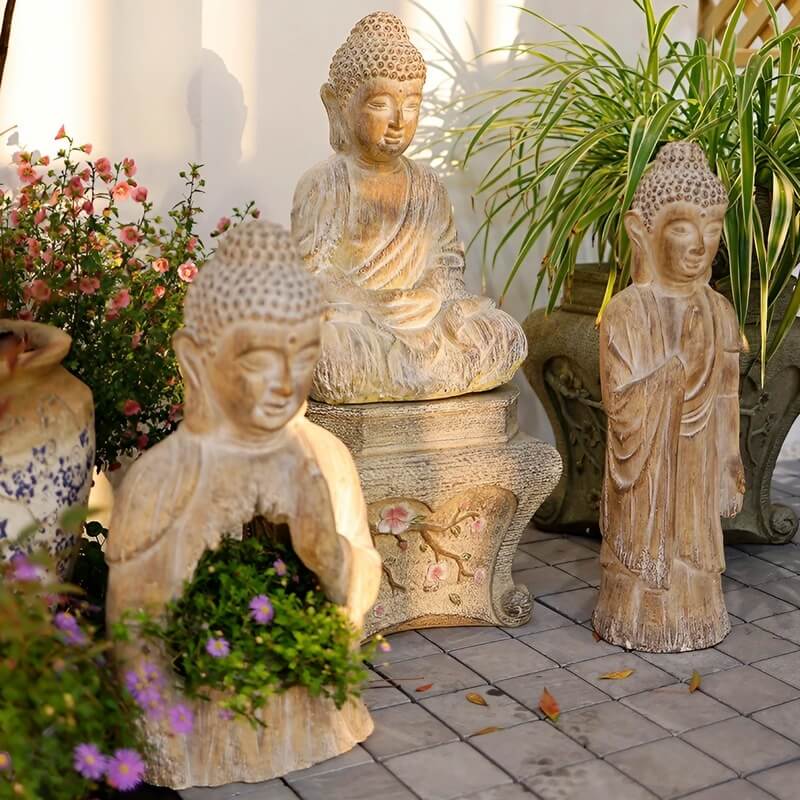 Wehomz 21.3 inch Garden Buddha Statue