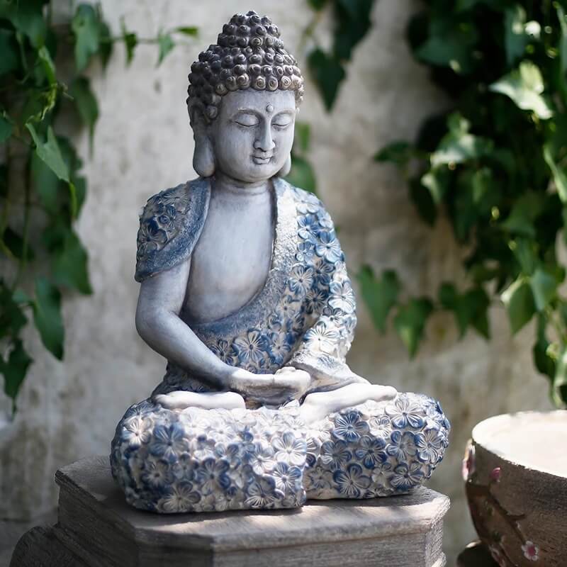 Wehomz 16.9 inch Garden Buddha Statue