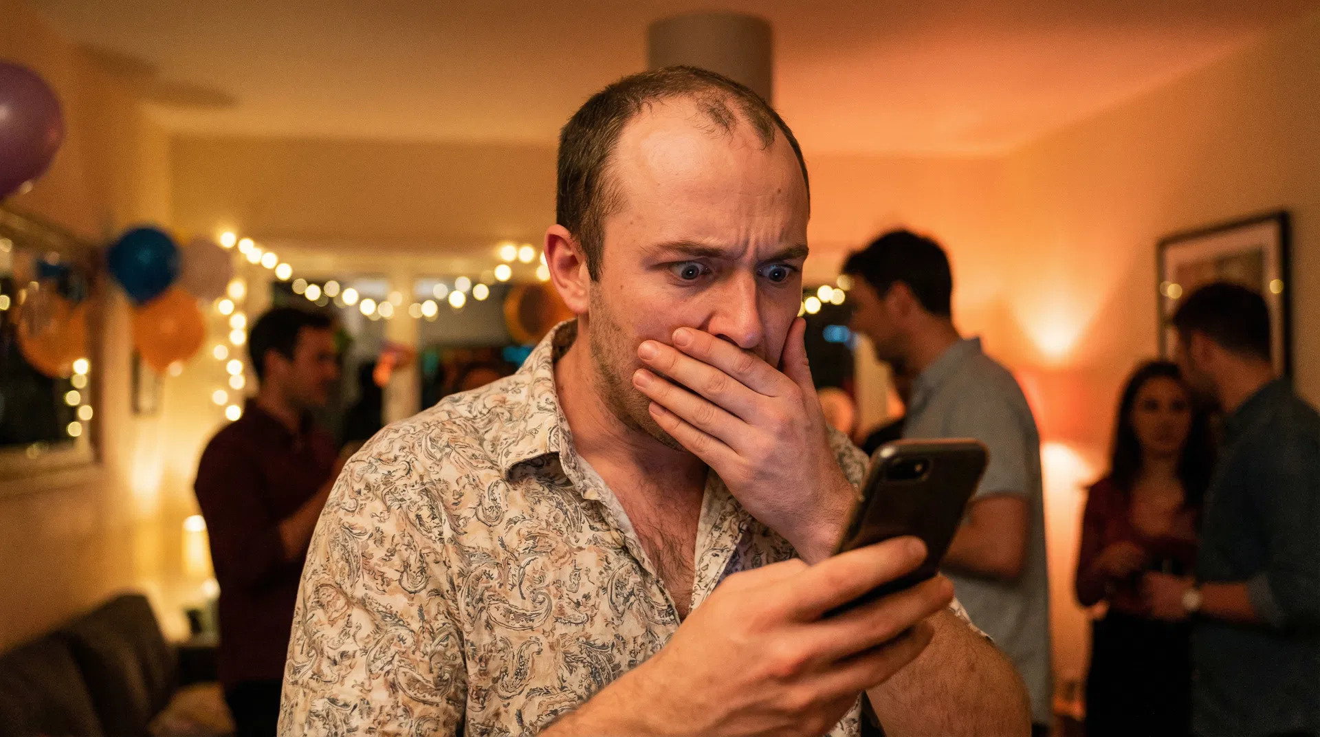 The moment I saw the tagged photo at Jake's birthday party