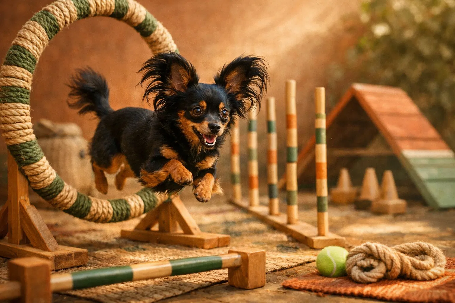 Russkiy Toy in Agility