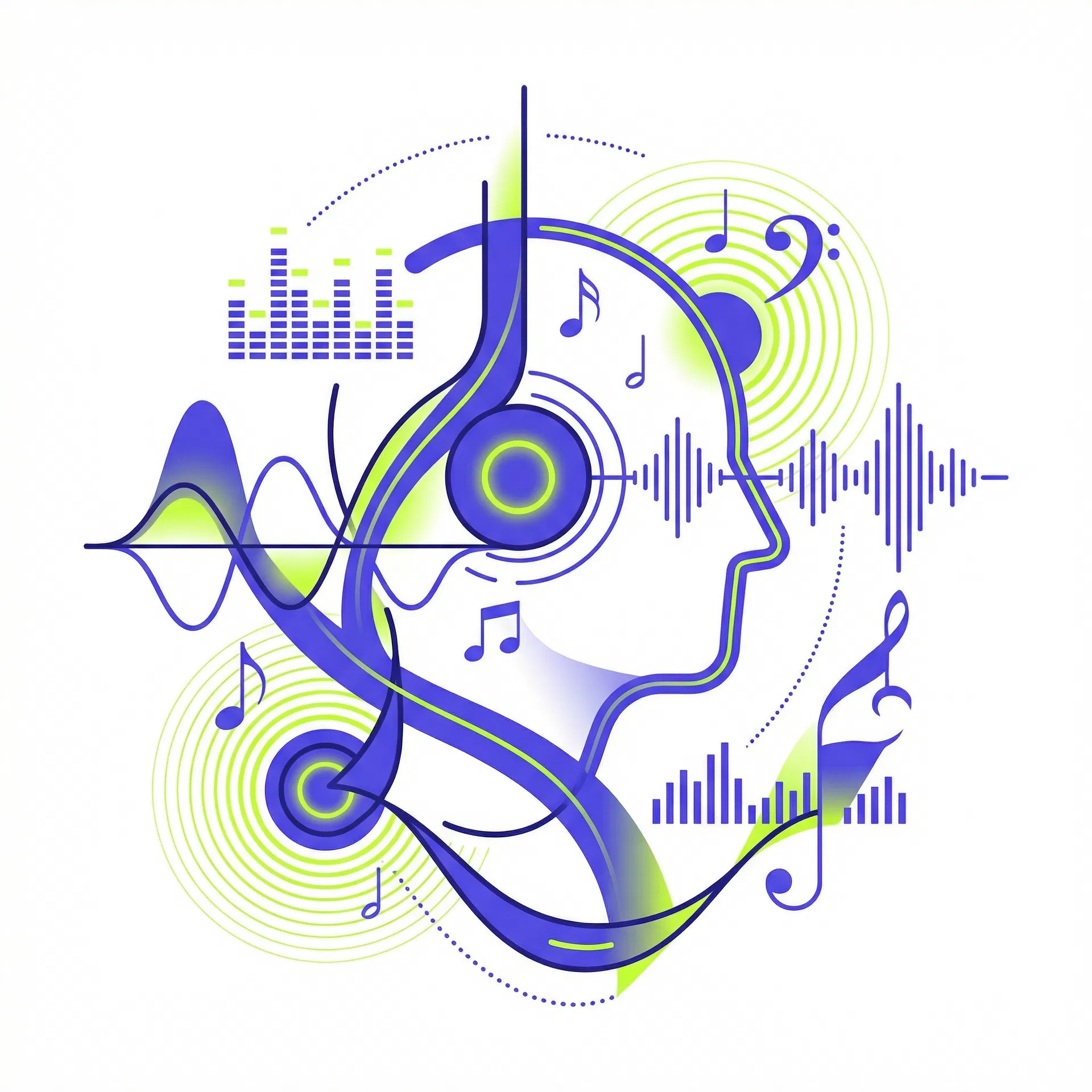 Auditory learning style illustration