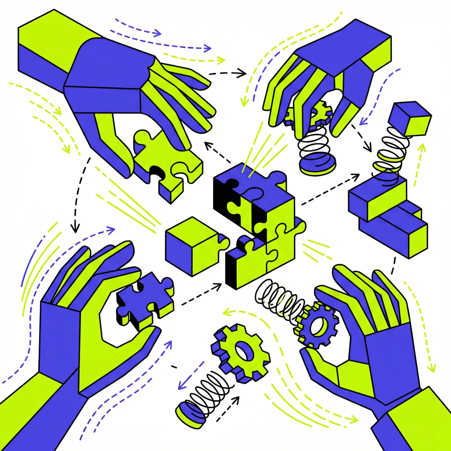 Kinesthetic learning style illustration