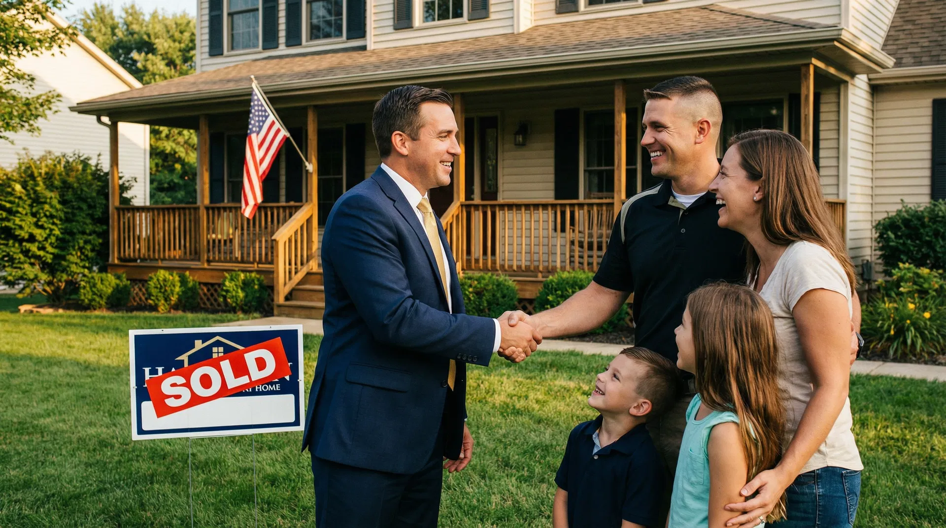 Mr. Squared Away helping a military family buy their home