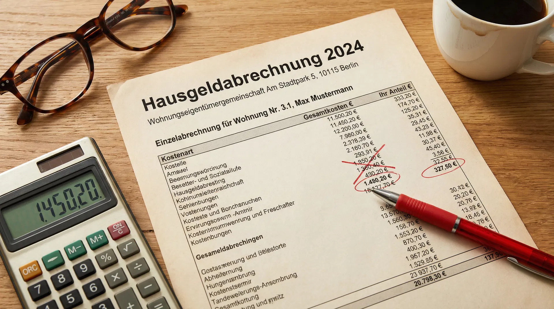 Titelbild: Die 5 häufigsten Fehler in der Hausgeldabrechnung