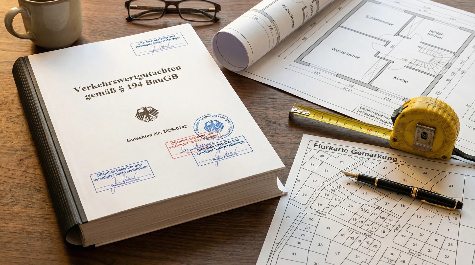 Titelbild: Was versteht man unter einem Immobiliengutachten? Ein umfassender Leitfaden