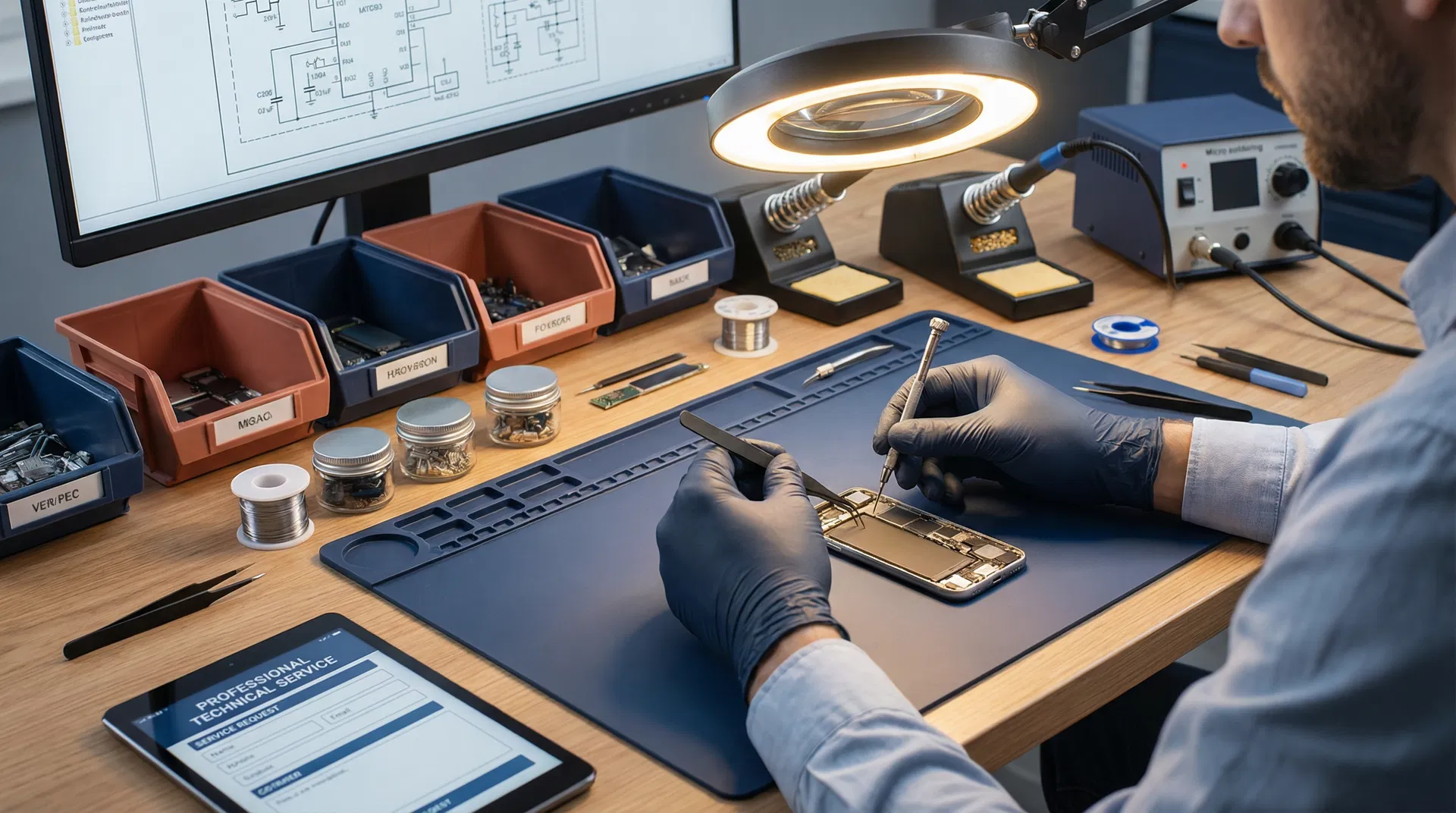 Telefon Tamir Hizmeti Arka Plan