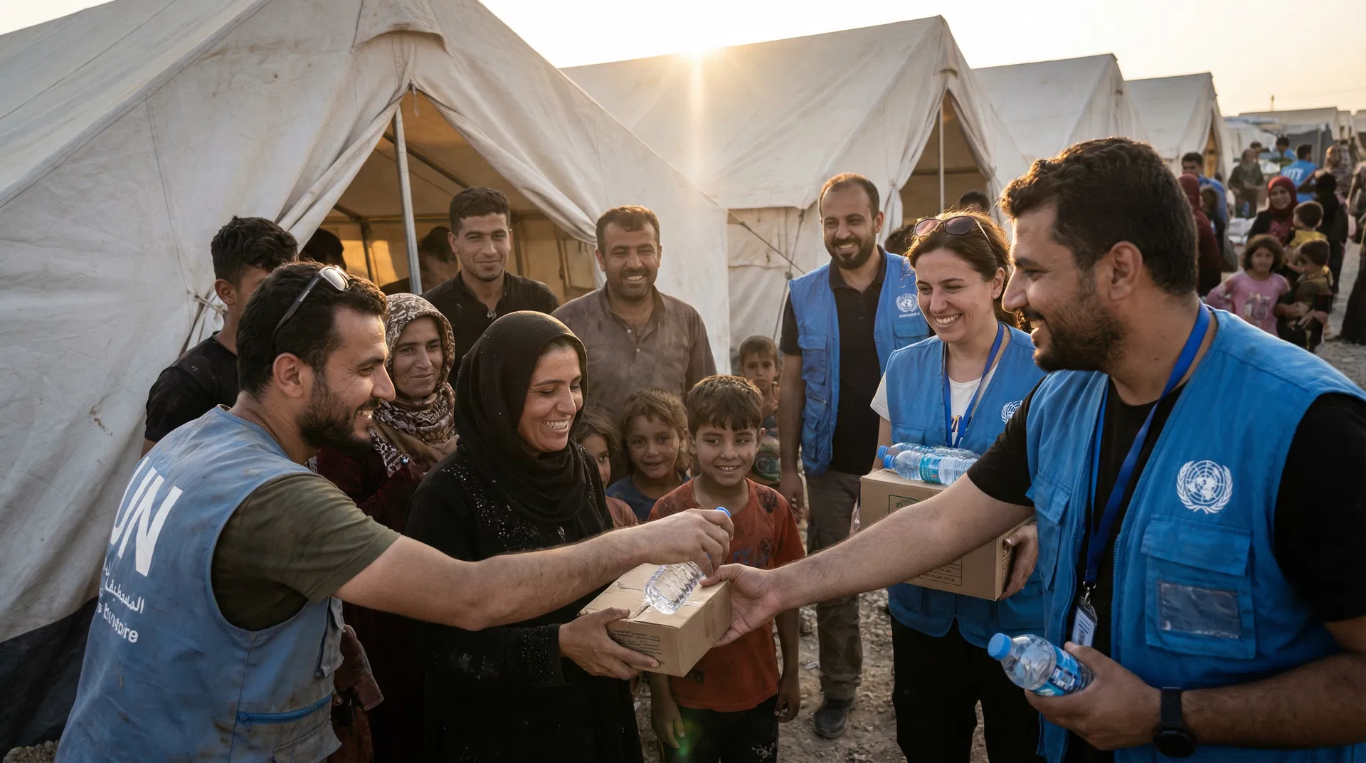 Humanitarian volunteers