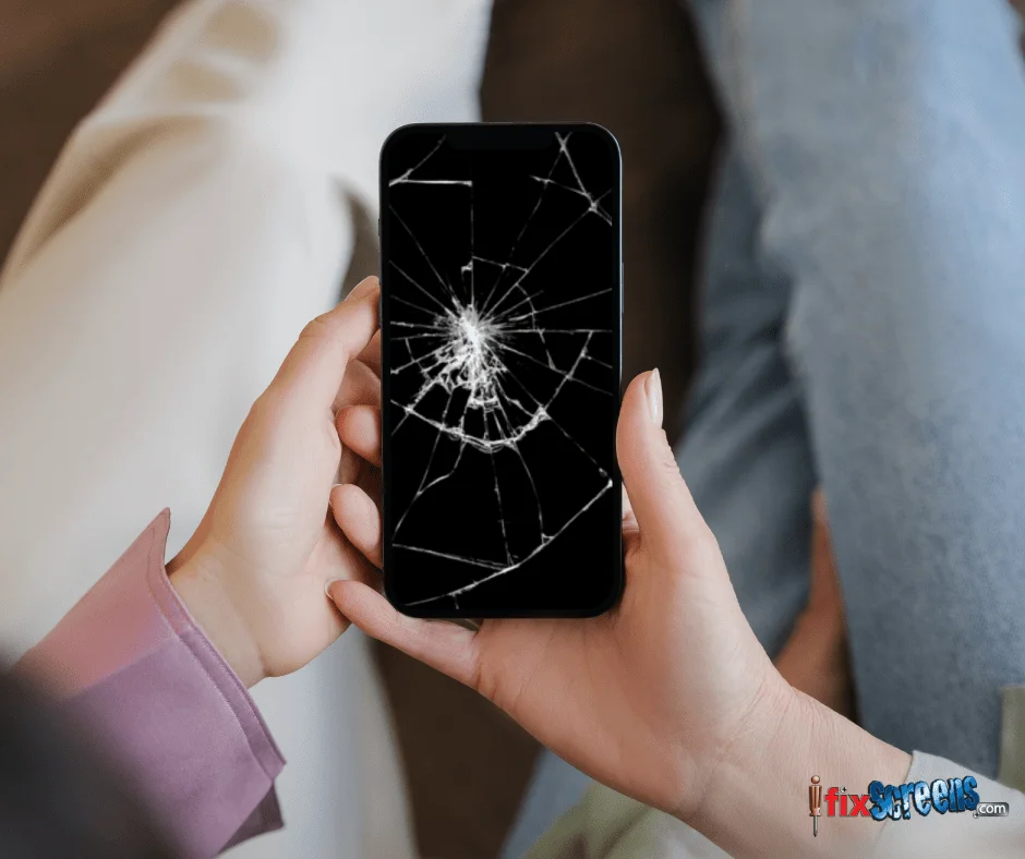 Layar HP rusak perlu service