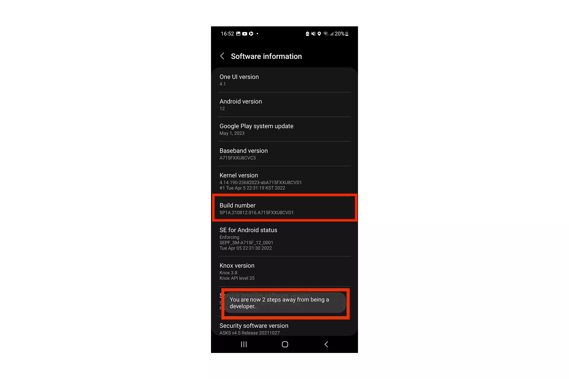 Cara mengaktifkan Mode Developer Android