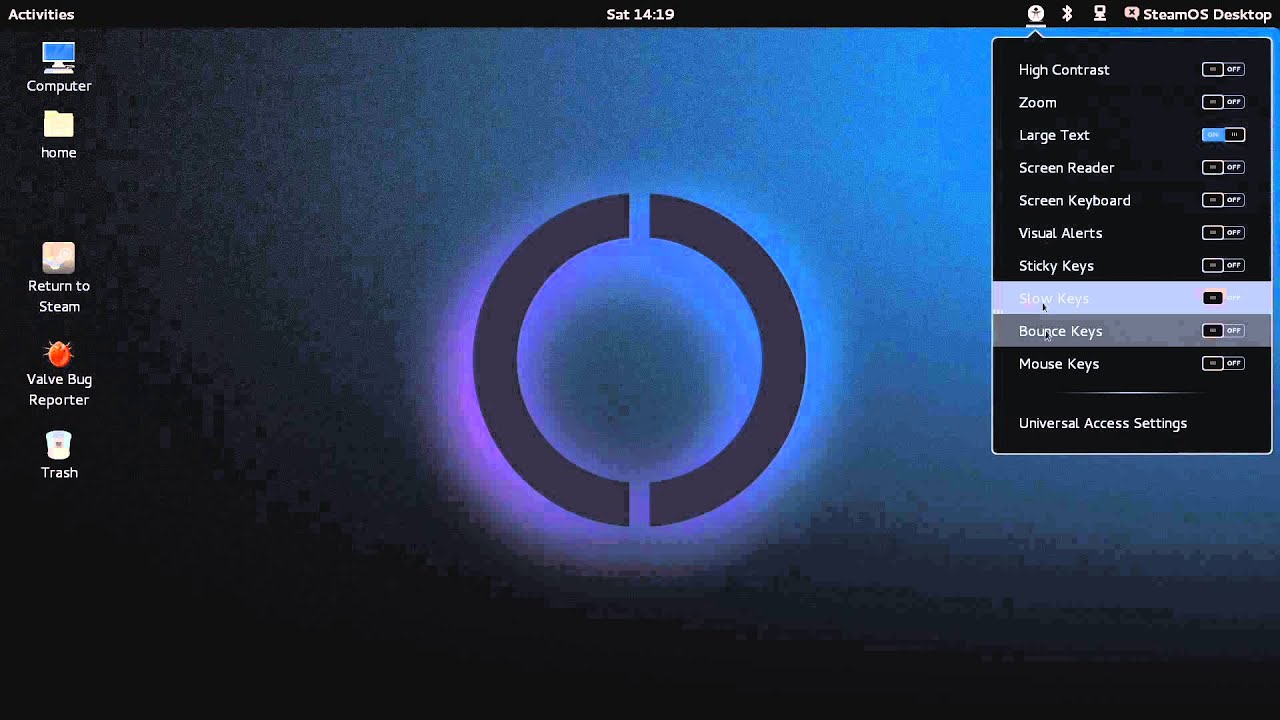 SteamOS Interface