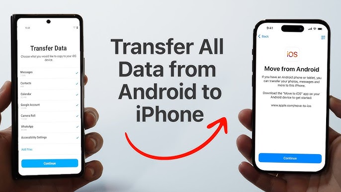 Transfer data dari iPhone ke Android