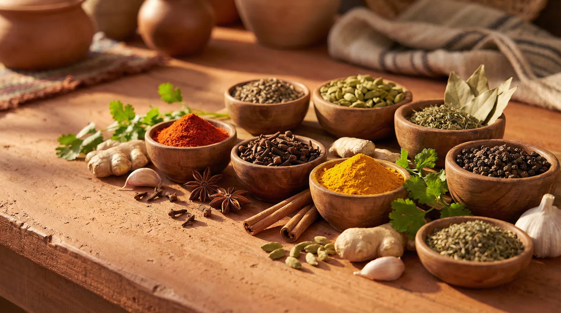 Épices et ingrédients