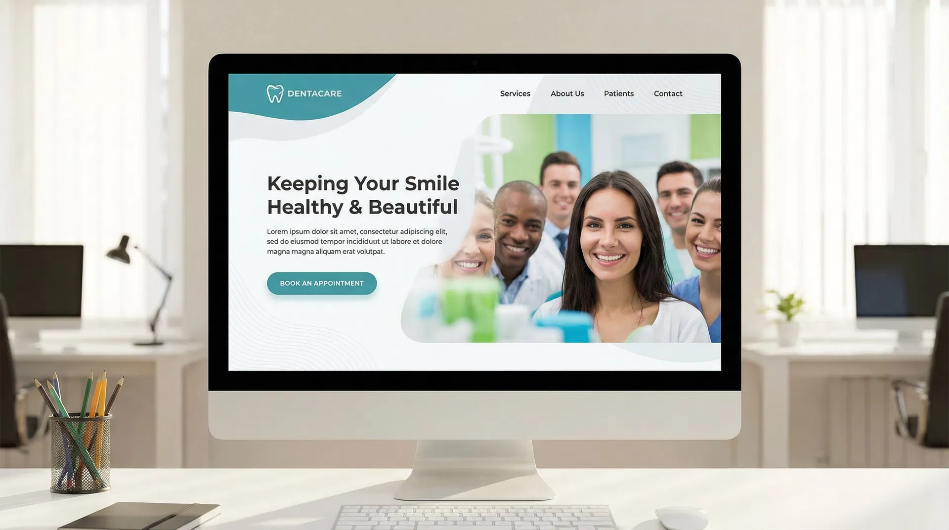 Homepage Design Mockup