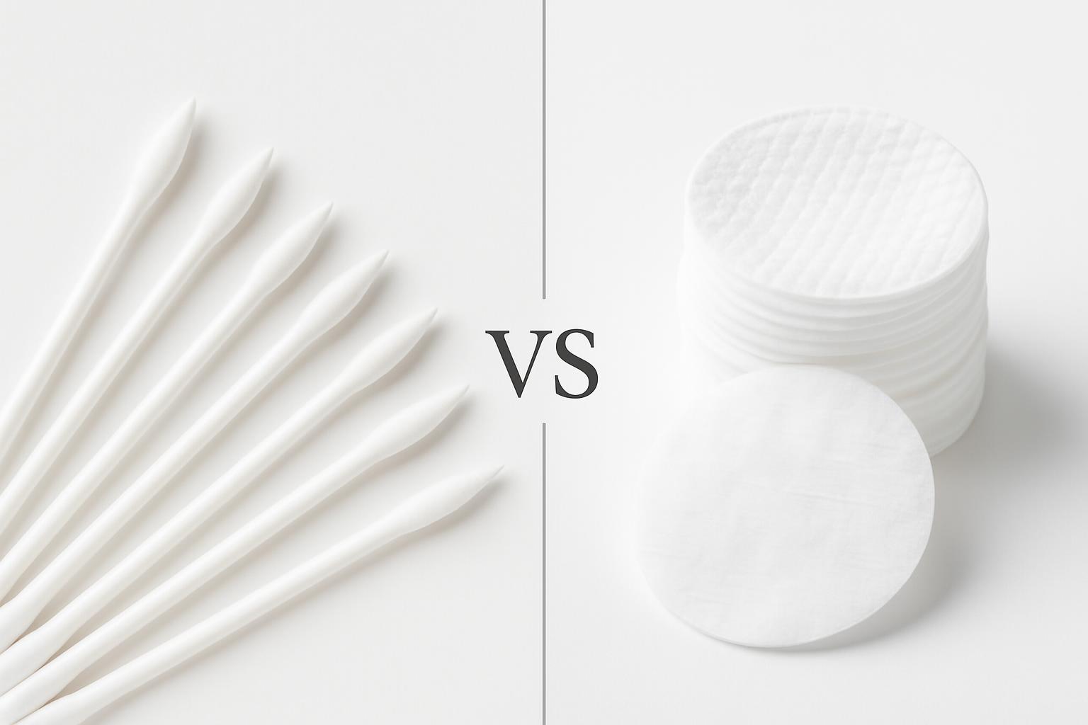 Cotton Swabs vs Cotton Pads Comparison