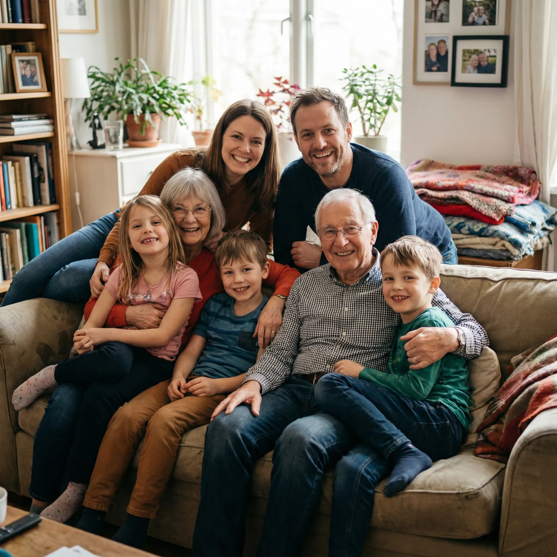 Multi-generational family showing the importance of legacy and family protection