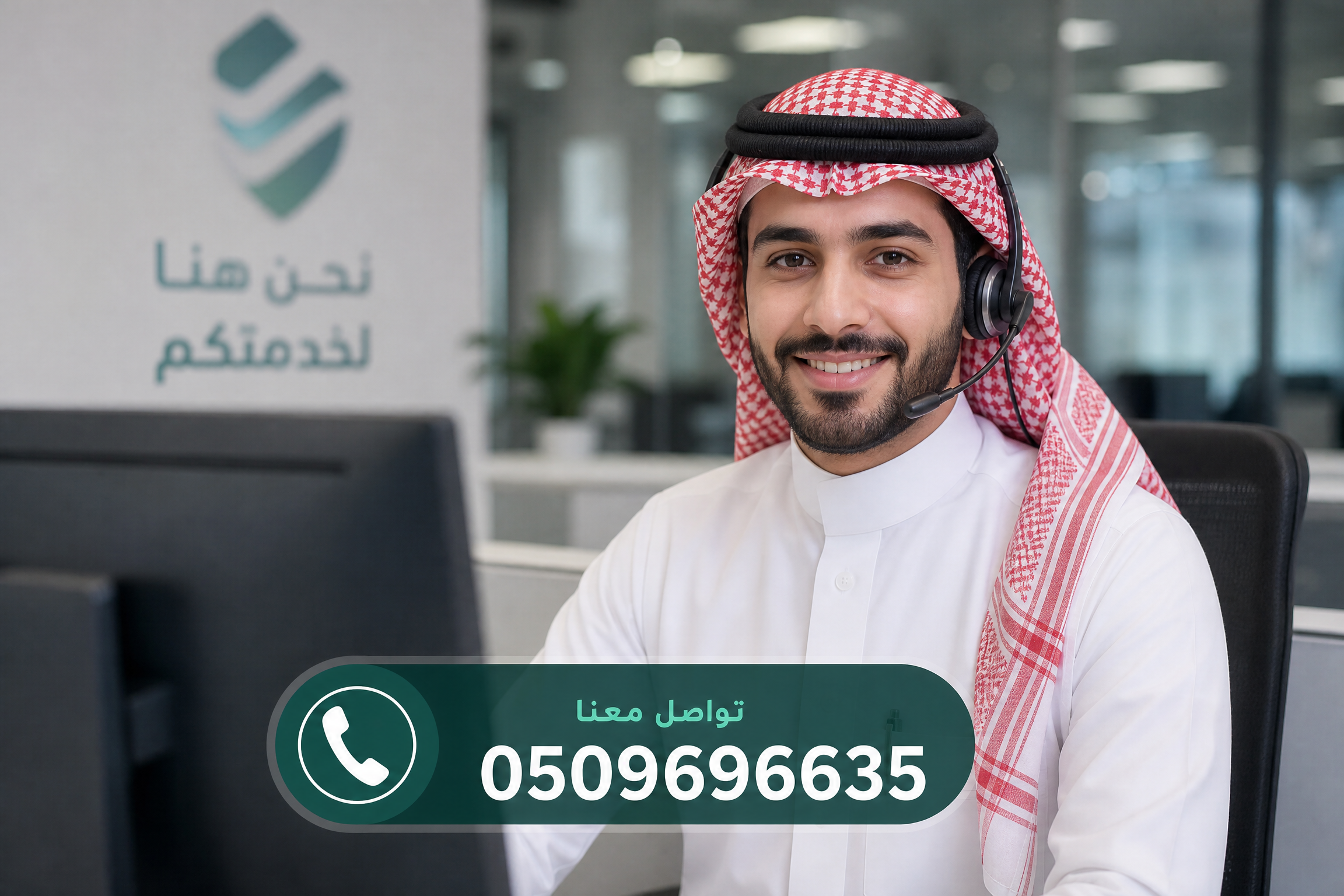 صورة لموظف خدمة عملاء
