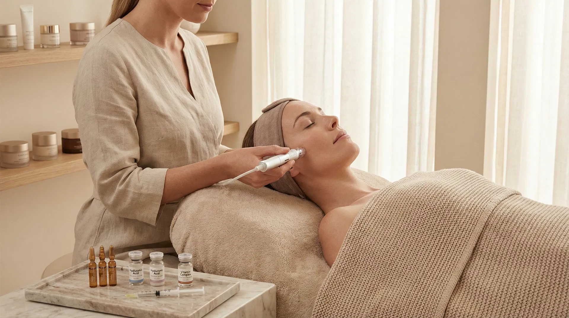 Mesotherapie bei EPIKOS Nürnberg – Wirkstoffe direkt dorthin, wo sie wirken